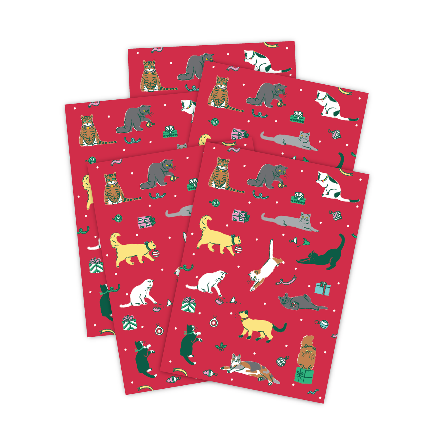 Catty Christmas 5-Card Bundle