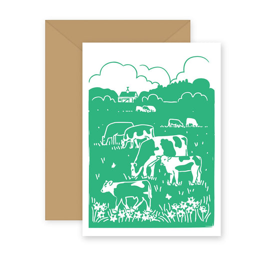 Cows in the Daffodils